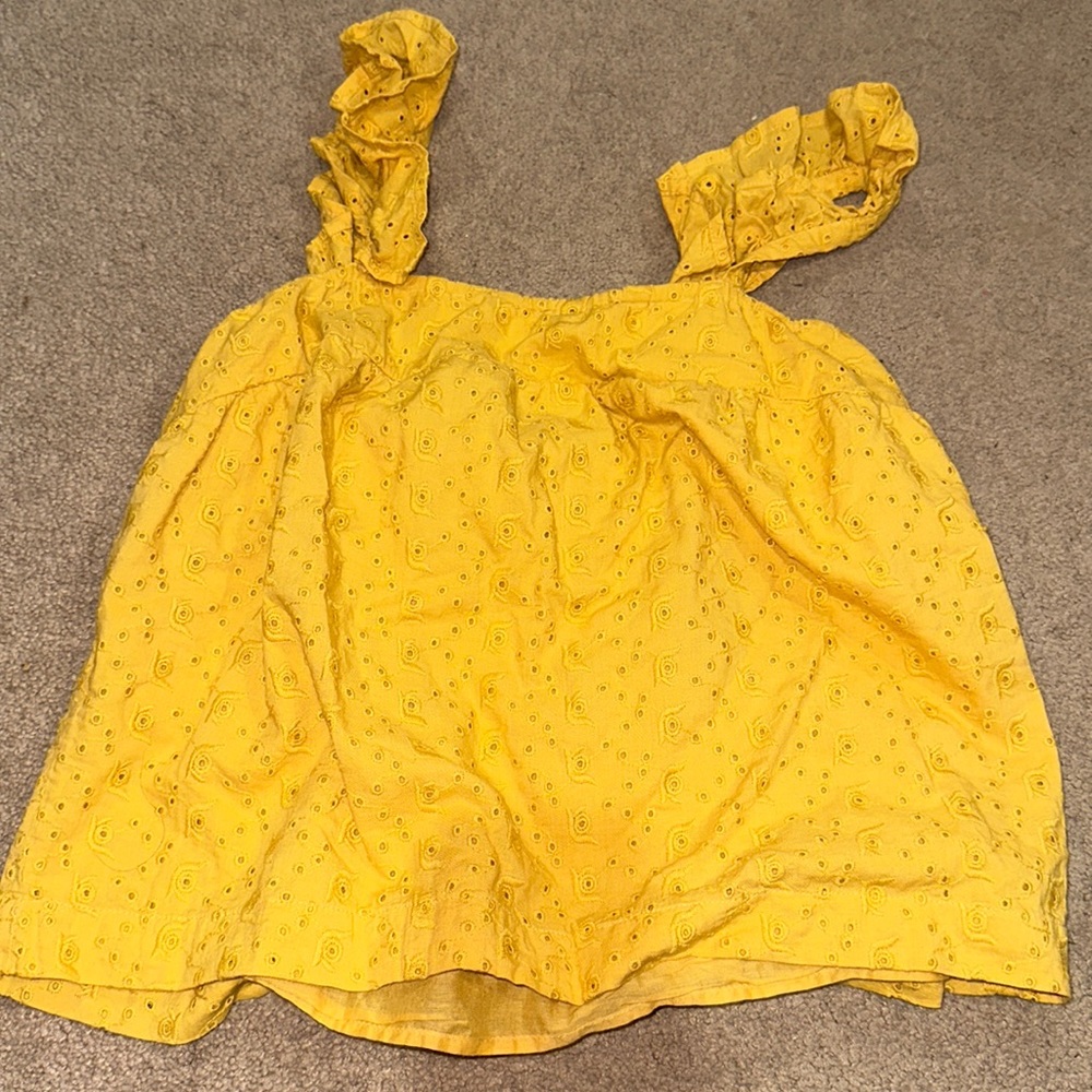 Yellow tank top